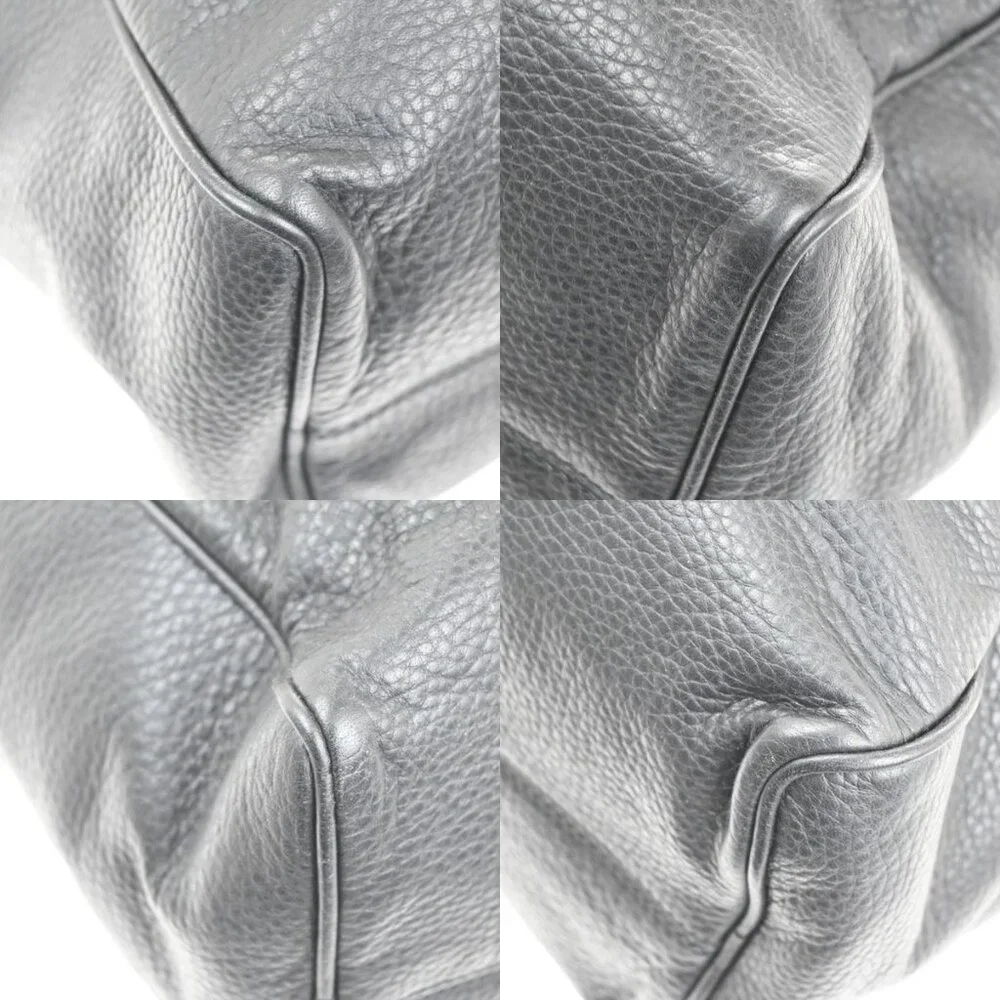 LOEWE Logo Anagram 2Way Shoulder Hand Bag Leather Black GHW Spain 95RL702 - Picture 16 of 16